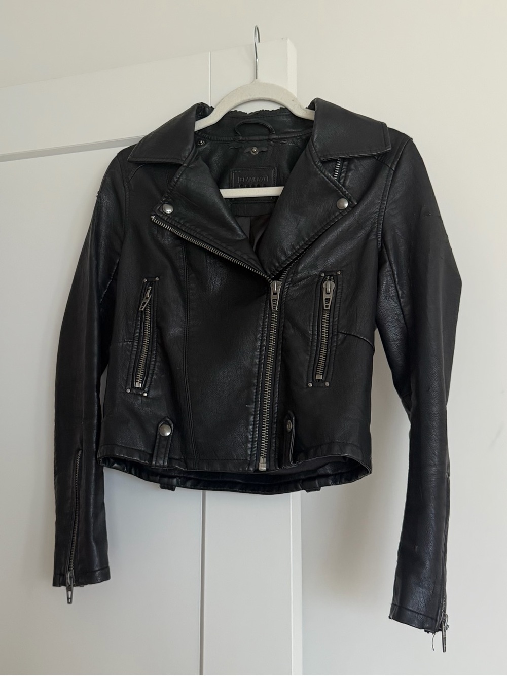 Blank NYC black leather jacket